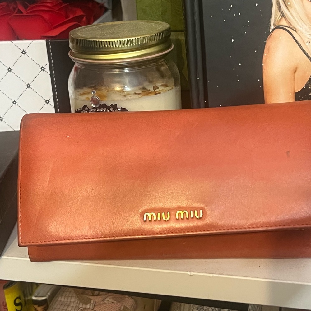 Miu Miu Blush Pink Card Holder wallet